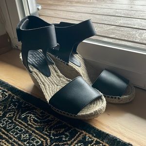 Vince Platform Wedge Espadrille Sandals
